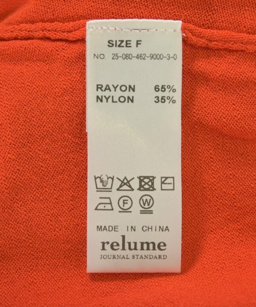 JOURNAL STANDARD relume（ジャーナルスタンダードレリューム）ニット・セーター 赤 サイズ:F レディース/2200718071073