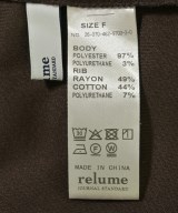 JOURNAL STANDARD relume（ジャーナルスタンダードレリューム）ワンピース 茶 サイズ:F レディース/2200722753026