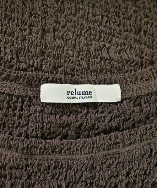JOURNAL STANDARD relume（ジャーナルスタンダードレリューム）ブラウス 茶 サイズ:F レディース/2200716184119