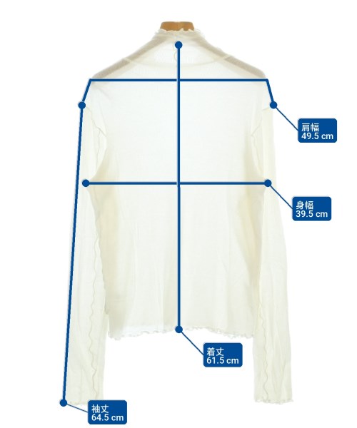 JOURNAL STANDARD relume（ジャーナルスタンダードレリューム）Tシャツ・カットソー 白 サイズ:F レディース/2200722991114