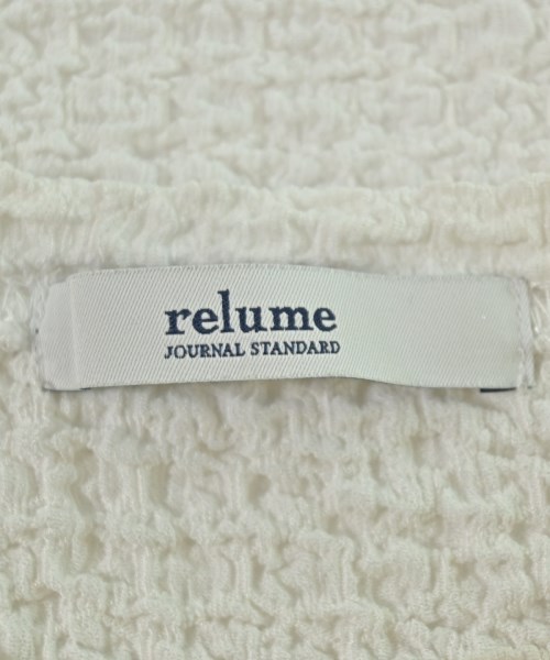 JOURNAL STANDARD relume（ジャーナルスタンダードレリューム）Tシャツ・カットソー 白 サイズ:F レディース/2200710481092