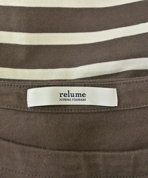 JOURNAL STANDARD relume（ジャーナルスタンダードレリューム）Tシャツ・カットソー 茶 サイズ:F レディース/2200718705084