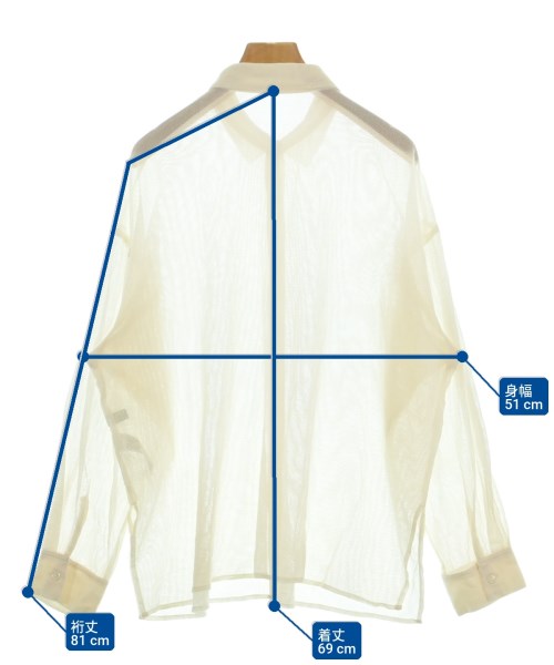 JOURNAL STANDARD relume（ジャーナルスタンダードレリューム）カジュアルシャツ 白 サイズ:F レディース/2200722233092