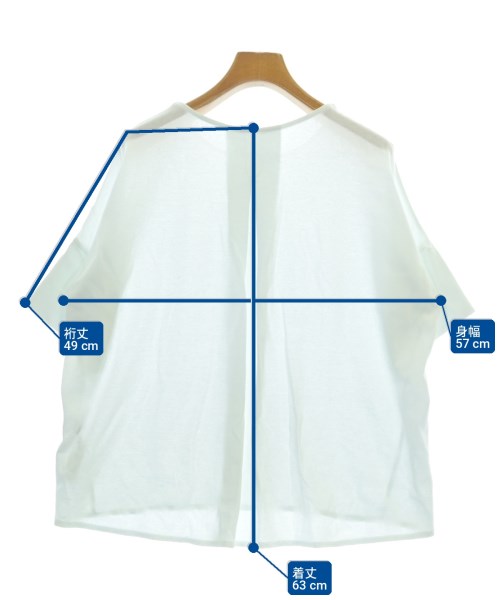 JOURNAL STANDARD relume（ジャーナルスタンダードレリューム）Tシャツ・カットソー 白 サイズ:F レディース/2200710091017