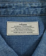 JOURNAL STANDARD relume（ジャーナルスタンダードレリューム）カジュアルシャツ 青 サイズ:F レディース/2200678685099