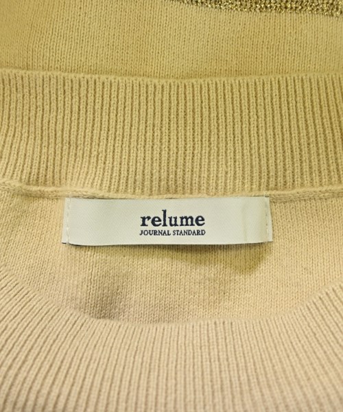 JOURNAL STANDARD relume（ジャーナルスタンダードレリューム）ニット・セーター ベージュ サイズ:F レディース/2200681030114