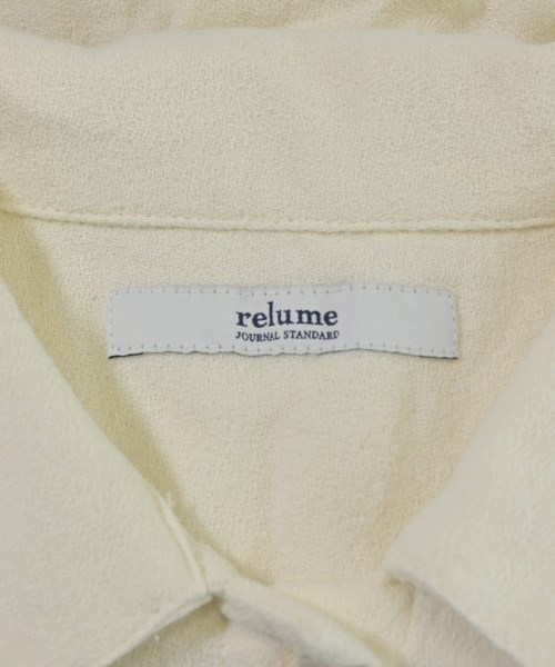 JOURNAL STANDARD relume（ジャーナルスタンダードレリューム）カジュアルシャツ 白 サイズ:F レディース/2200681440029