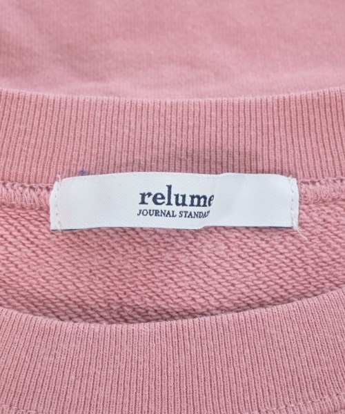 JOURNAL STANDARD relume（ジャーナルスタンダードレリューム）スウェット ピンク サイズ:F レディース/2200672091032