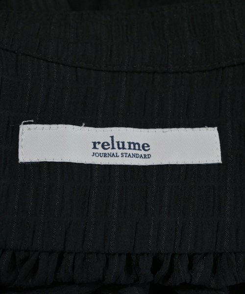 JOURNAL STANDARD relume（ジャーナルスタンダードレリューム）カジュアルシャツ 黒 サイズ:F レディース/2200679920021