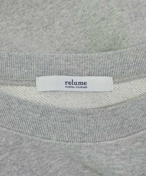 JOURNAL STANDARD relume（ジャーナルスタンダードレリューム）スウェット グレー サイズ:F レディース/2200680380029