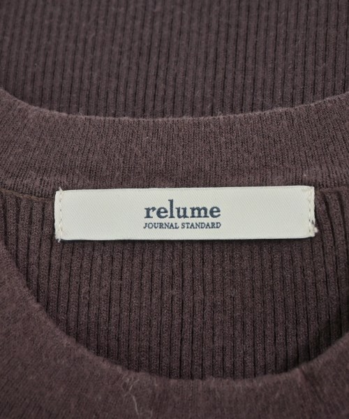 JOURNAL STANDARD relume（ジャーナルスタンダードレリューム）Tシャツ・カットソー 茶 サイズ:F レディース/2200685326053