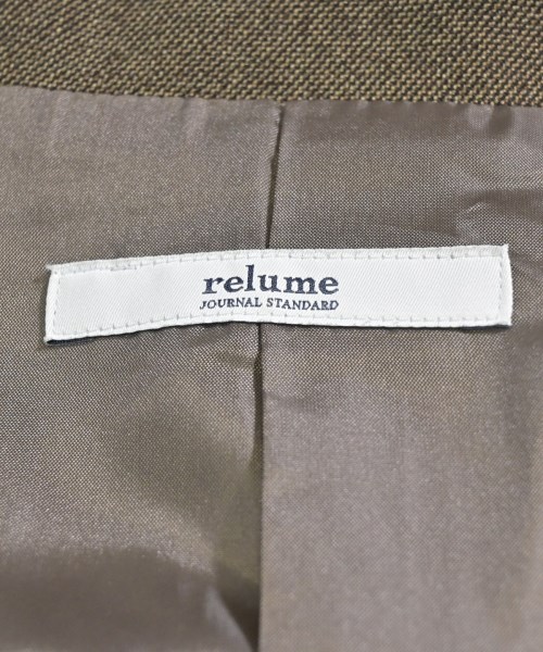 JOURNAL STANDARD relume（ジャーナルスタンダードレリューム）テーラードジャケット 茶 サイズ:38(M位) レディース/2200679754022