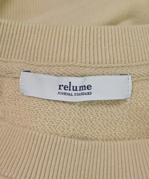JOURNAL STANDARD relume（ジャーナルスタンダードレリューム）スウェット ベージュ サイズ:F レディース/2200673646484