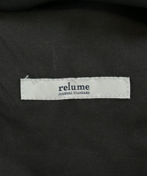 JOURNAL STANDARD relume（ジャーナルスタンダードレリューム）シャツワンピース 黒 サイズ:F レディース/2200678110027