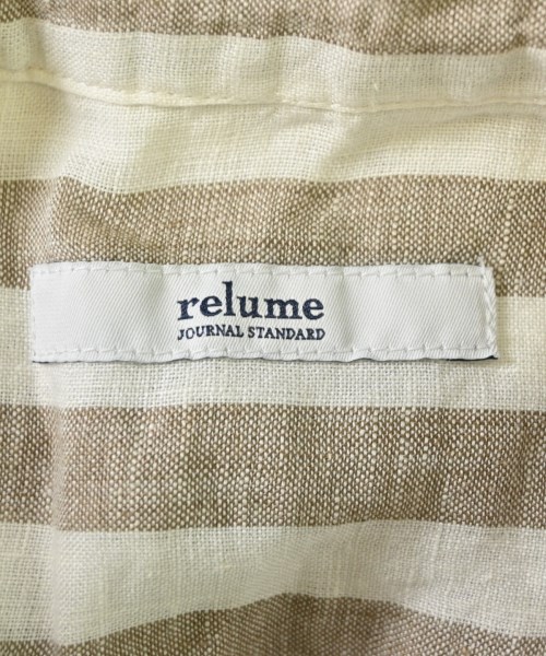 JOURNAL STANDARD relume（ジャーナルスタンダードレリューム）カジュアルシャツ ベージュ サイズ:F レディース/2200682594042