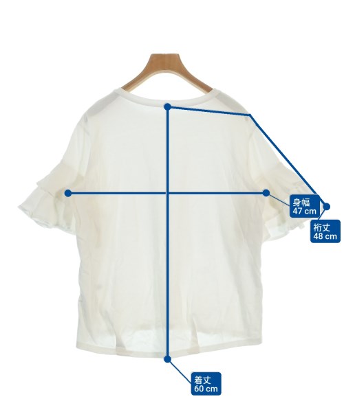 JOURNAL STANDARD relume（ジャーナルスタンダードレリューム）Tシャツ・カットソー 白 サイズ:F レディース/2200682960038