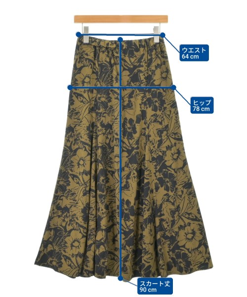 JOURNAL STANDARD relume（ジャーナルスタンダードレリューム）ロング・マキシ丈スカート カーキ サイズ:F レディース/2200683217155