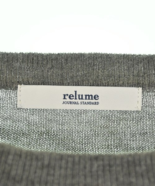 JOURNAL STANDARD relume（ジャーナルスタンダードレリューム）ニット・セーター グレー サイズ:F レディース/2200684632056