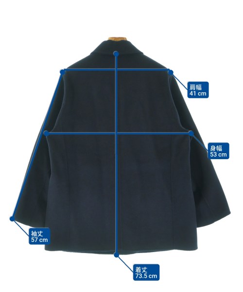 JOURNAL STANDARD relume（ジャーナルスタンダードレリューム）ピーコート 紺 サイズ:36(S位) レディース/2200686126027
