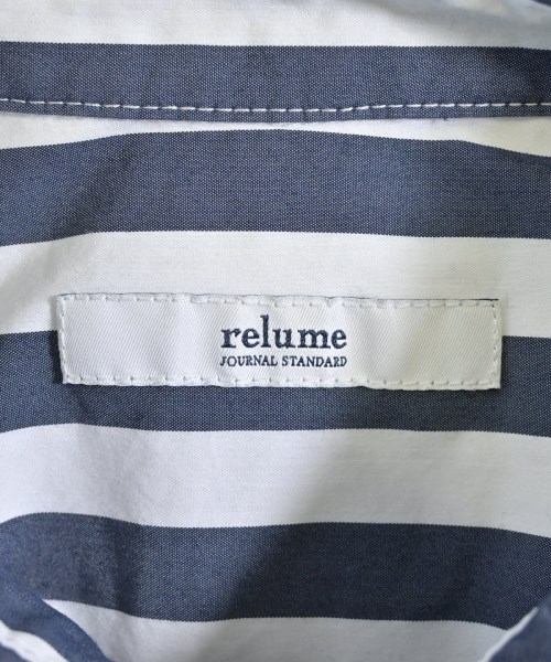 JOURNAL STANDARD relume（ジャーナルスタンダードレリューム）カジュアルシャツ 紺 サイズ:F レディース/2200688287023