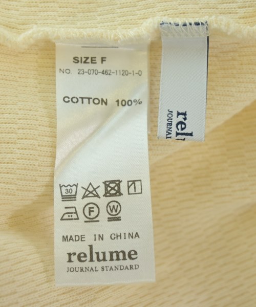 JOURNAL STANDARD relume（ジャーナルスタンダードレリューム）Tシャツ・カットソー 白 サイズ:F レディース/2200688379056