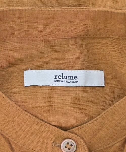 JOURNAL STANDARD relume（ジャーナルスタンダードレリューム）シャツワンピース オレンジ サイズ:F レディース/2200684310022