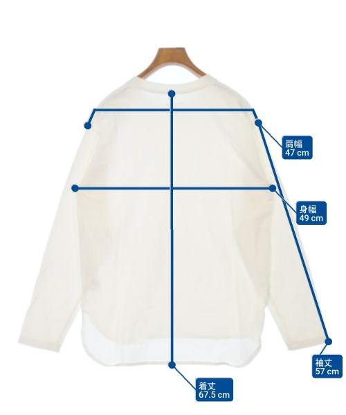 JOURNAL STANDARD relume（ジャーナルスタンダードレリューム）Tシャツ・カットソー 白 サイズ:F レディース/2200685948064