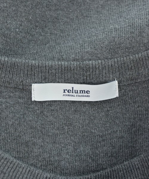 JOURNAL STANDARD relume（ジャーナルスタンダードレリューム）ニット・セーター グレー サイズ:F レディース/2200689073120