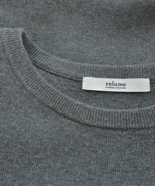 JOURNAL STANDARD relume（ジャーナルスタンダードレリューム）ニット・セーター グレー サイズ:F レディース/2200689073120