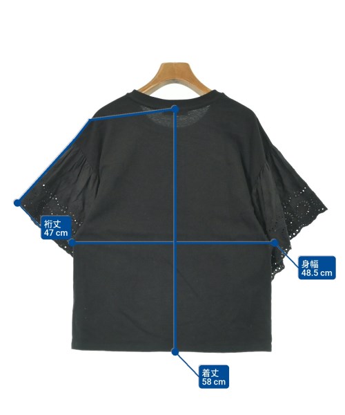 JOURNAL STANDARD relume（ジャーナルスタンダードレリューム）Tシャツ・カットソー 黒 サイズ:F レディース/2200689094064