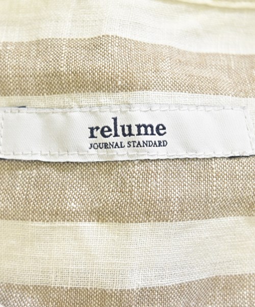 JOURNAL STANDARD relume（ジャーナルスタンダードレリューム）カジュアルシャツ ベージュ サイズ:F レディース/2200686676010