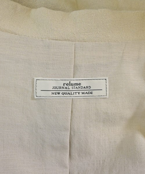 JOURNAL STANDARD relume（ジャーナルスタンダードレリューム）ベスト ベージュ サイズ:F レディース/2200689431012