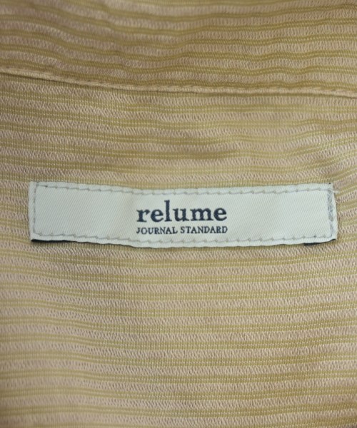 JOURNAL STANDARD relume（ジャーナルスタンダードレリューム）ブラウス ベージュ サイズ:F レディース/2200690706079