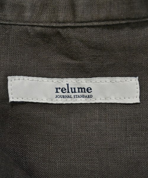 JOURNAL STANDARD relume（ジャーナルスタンダードレリューム）シャツワンピース グレー サイズ:38(M位) レディース/2200684040035