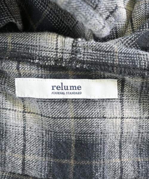 JOURNAL STANDARD relume（ジャーナルスタンダードレリューム）カジュアルシャツ 黒 サイズ:L メンズ/2200691062112