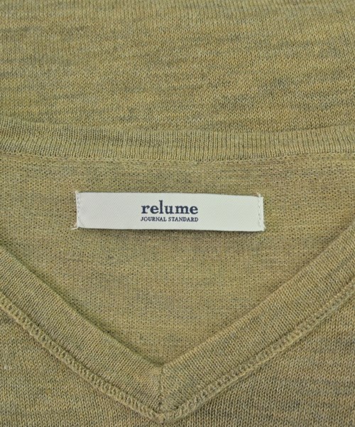 JOURNAL STANDARD relume（ジャーナルスタンダードレリューム）ニット・セーター ベージュ サイズ:L メンズ/2200691062129