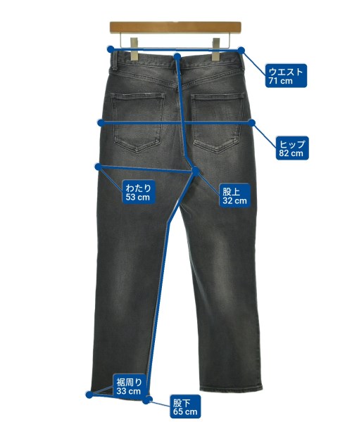 JOURNAL STANDARD relume（ジャーナルスタンダードレリューム）デニムパンツ 黒 サイズ:40(M位) レディース/2200690232103