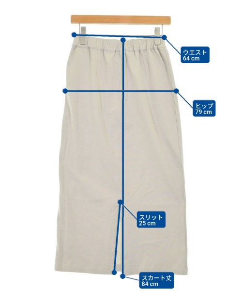 JOURNAL STANDARD relume（ジャーナルスタンダードレリューム）ロング・マキシ丈スカート ベージュ サイズ:F レディース/2200675046022
