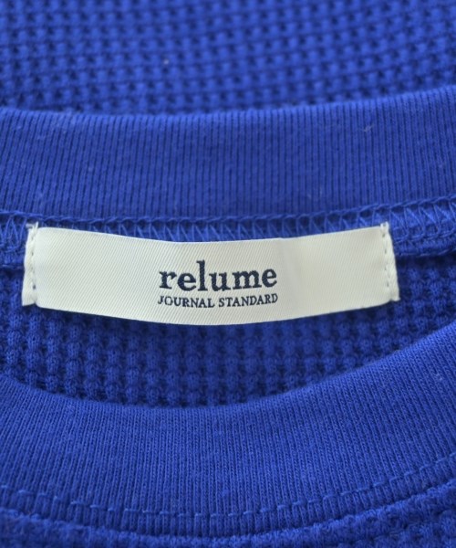 JOURNAL STANDARD relume（ジャーナルスタンダードレリューム）Tシャツ・カットソー 青 サイズ:F レディース/2200687259137