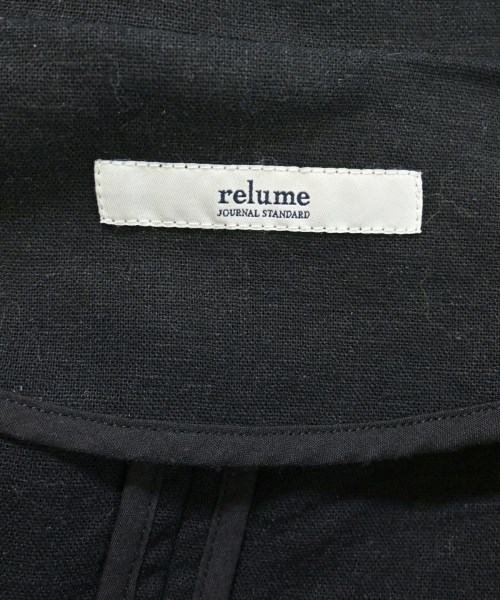 JOURNAL STANDARD relume（ジャーナルスタンダードレリューム）テーラードジャケット 黒 サイズ:F レディース/2200688450014