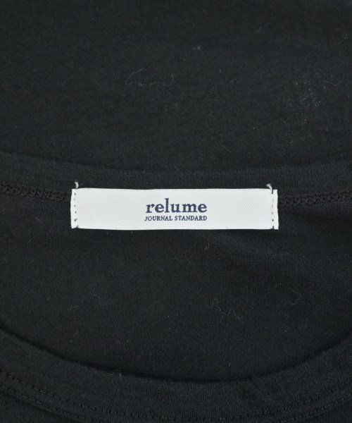 JOURNAL STANDARD relume（ジャーナルスタンダードレリューム）Tシャツ・カットソー 黒 サイズ:F レディース/2200692587041