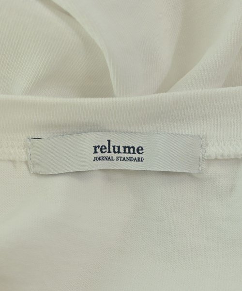 JOURNAL STANDARD relume（ジャーナルスタンダードレリューム）Tシャツ・カットソー 白 サイズ:F レディース/2200688454029