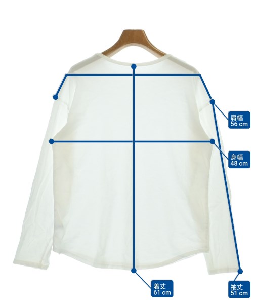 JOURNAL STANDARD relume（ジャーナルスタンダードレリューム）Tシャツ・カットソー 白 サイズ:F レディース/2200690757149