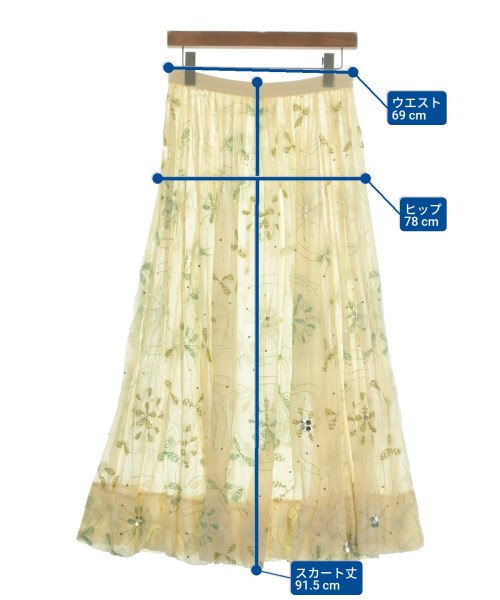 CHAN LUU（チャンルー）ロング・マキシ丈スカート 白 サイズ:-(M位) レディース/2200646958262