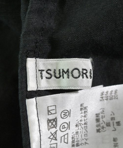 TSUMORI CHISATO（ツモリチサト）シャツワンピース 黒 サイズ:2(M位) レディース/2200627455018
