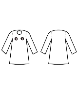 TSUMORI CHISATO（ツモリチサト）シャツワンピース 白 サイズ:2(M位) レディース/2200616320099