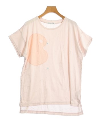 ツモリチサト　袖フリルTシャツ（ピンク） TSUMORI CHISATO（ツモリチサト）Tシャツ・カットソー ピンク サイズ:2