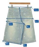 TSUMORI CHISATO（ツモリチサト）ショートパンツ 青 サイズ:2(M位) レディース/2200694984145