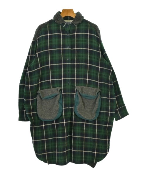 TSUMORI CHISATO(ツモリチサト)シャツワンピース 緑 サイズ:2(M位)/2200660275116