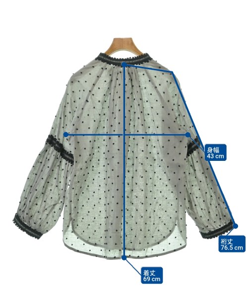 TSUMORI CHISATO（ツモリチサト）ブラウス グレー サイズ:2(M位) レディース/2200657671051